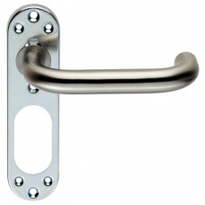 304 Stainless Steel Safety and Straight Lever on Inner Backplate