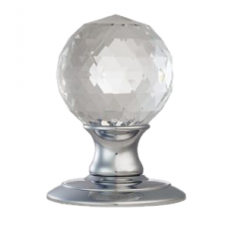Ice Facetted Crystal Door Knob - AC020 Ice Facetted Crystal Door Knob - AC020
