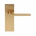 Velino Lever on Backplate Latch EUL022 (EUL022) Grant Haze Hampshire Architectural Ironmongers and Builders Merchants