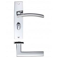 Amalfi Lever on Bathroom Backplate - ZPZ083